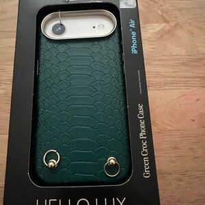 Green Croc Ring Phone Case for iPhone Air